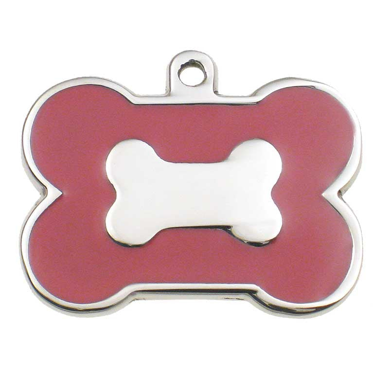 Stainless Bone Shaped Jewelry Tag, - Lucky Pet